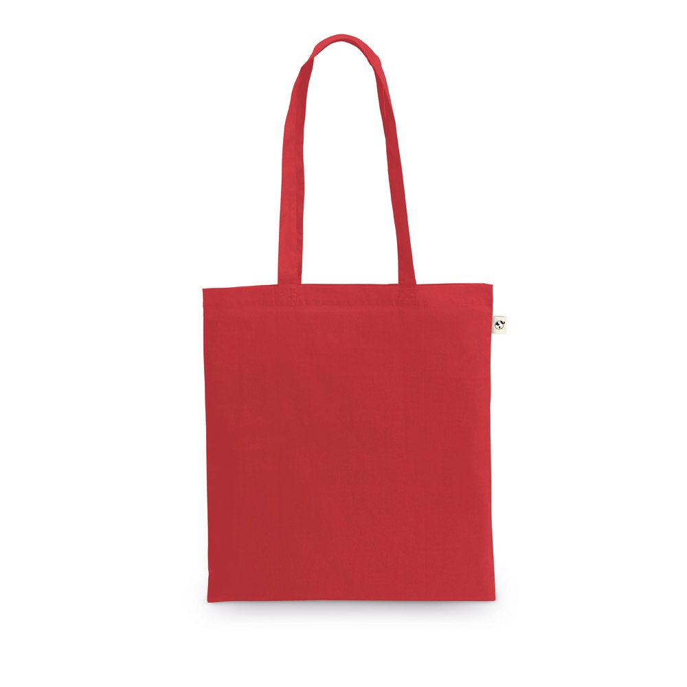 MEXICO. Torba wykonana w recyklingowanej bawełny (70%) i w poliestru (30% rPET) (150 g/m²) P097465S czerwony