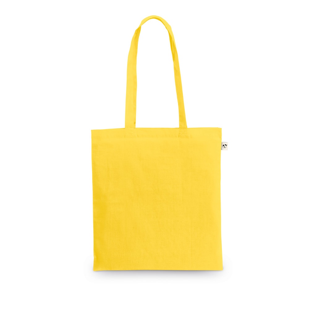 MEXICO. Torba wykonana w recyklingowanej bawełny (70%) i w poliestru (30% rPET) (150 g/m²) P097465S żółty