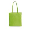 MEXICO. Torba wykonana w recyklingowanej bawełny (70%) i w poliestru (30% rPET) (150 g/m²) P097465S jasnozielony