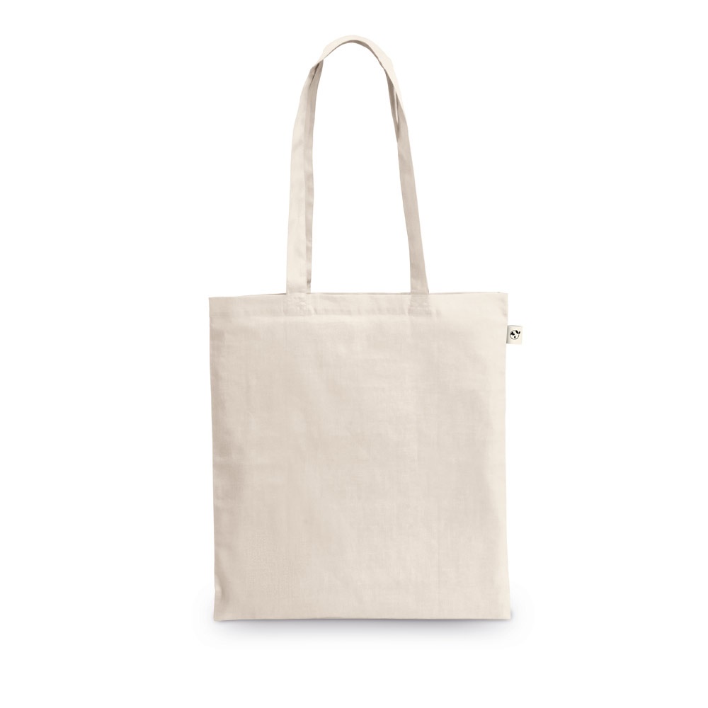 MEXICO. Torba wykonana w recyklingowanej bawełny (70%) i w poliestru (30% rPET) (150 g/m²) P097465S jasny naturalny