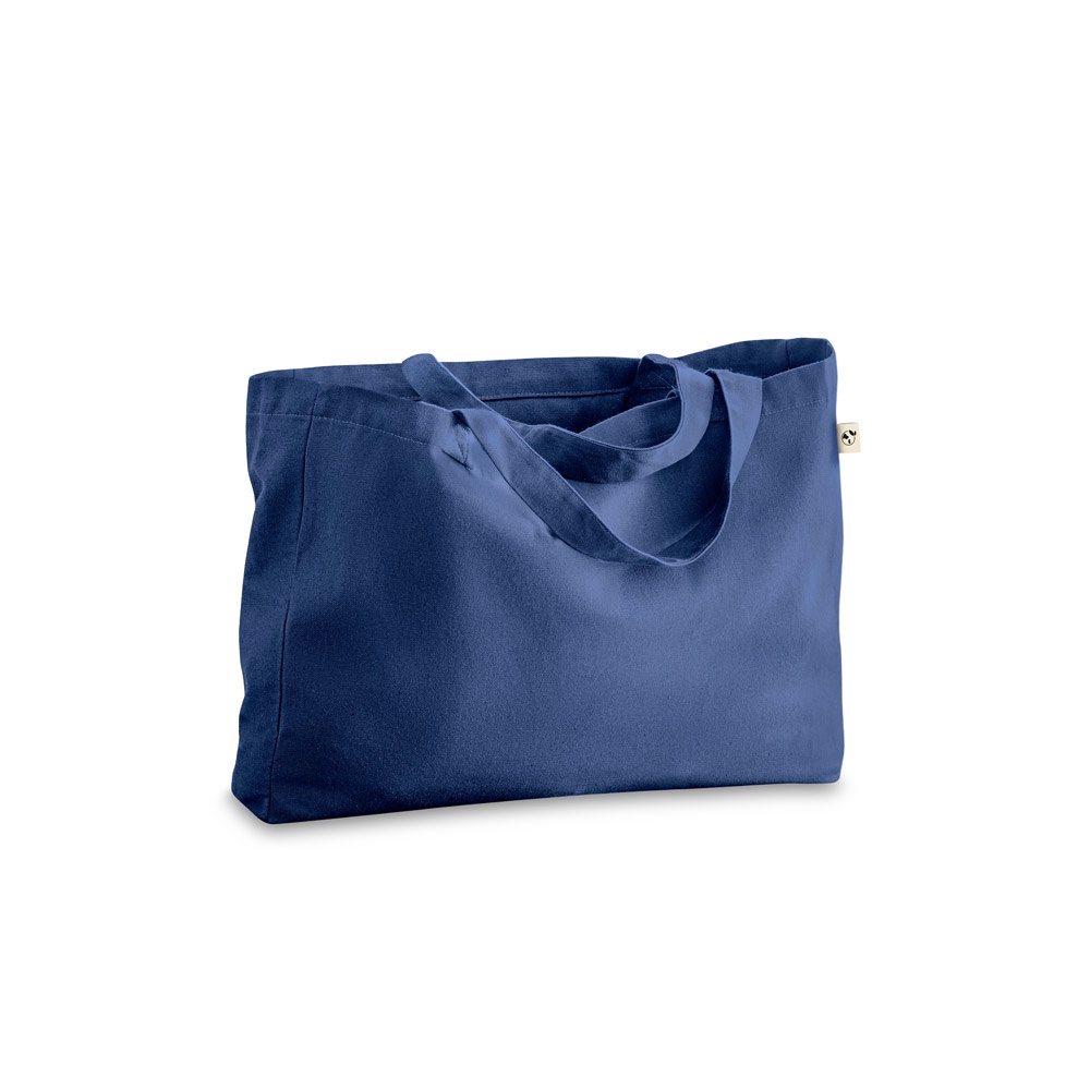 CAMDEN. Torba z bawełny (50%), bawełny z recyklingu (30%) i poliester (20% rPET) (280 g/ m²) P046536S granatowy
