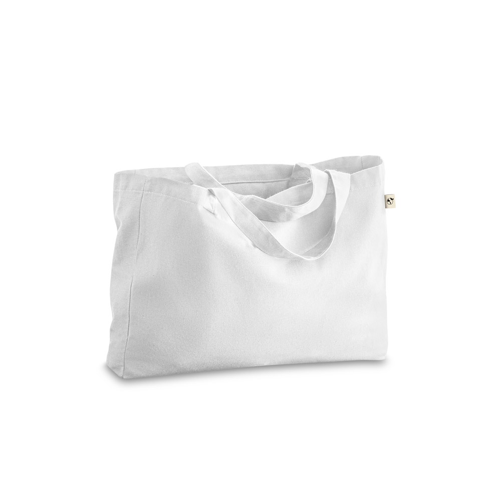 CAMDEN. Torba z bawełny (50%), bawełny z recyklingu (30%) i poliester (20% rPET) (280 g/ m²) P046536S biały