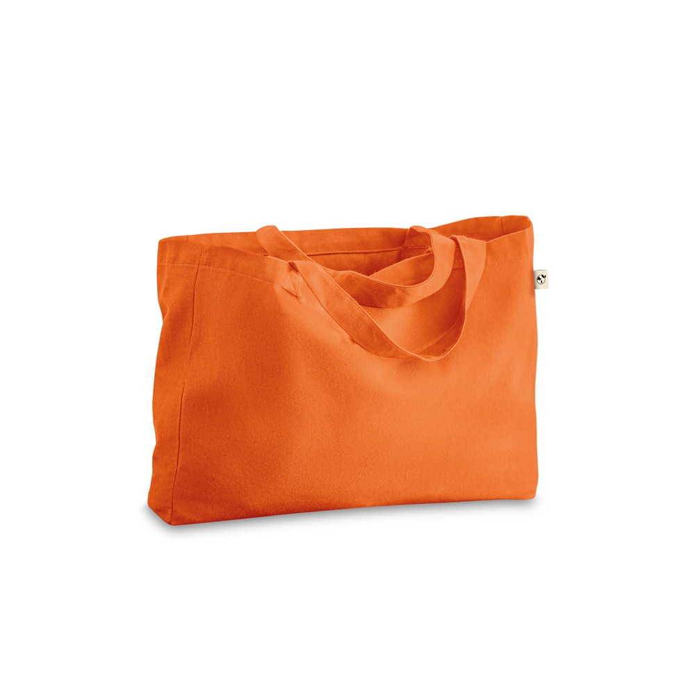 CAMDEN. Torba z bawełny (50%), bawełny z recyklingu (30%) i poliester (20% rPET) (280 g/ m²) P046536S pomarańczowy