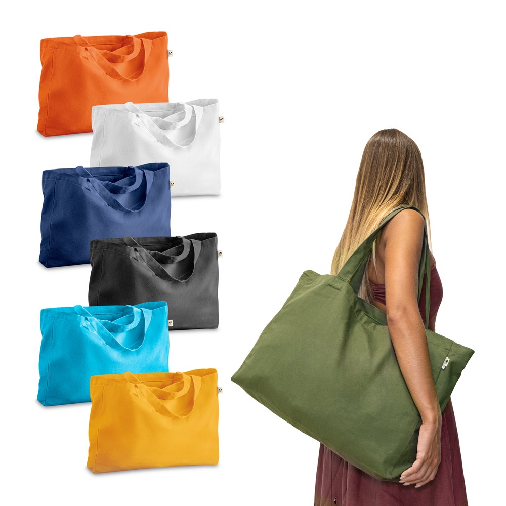 CAMDEN. Torba z bawełny (50%), bawełny z recyklingu (30%) i poliester (20% rPET) (280 g/ m²) P046536S ST-92327-W CAMDEN. Torba z bawełny (50%), bawełny z recyklingu (30%) i poliester (20% rPET) (280 g/ m²) P046536S ST-92327-W