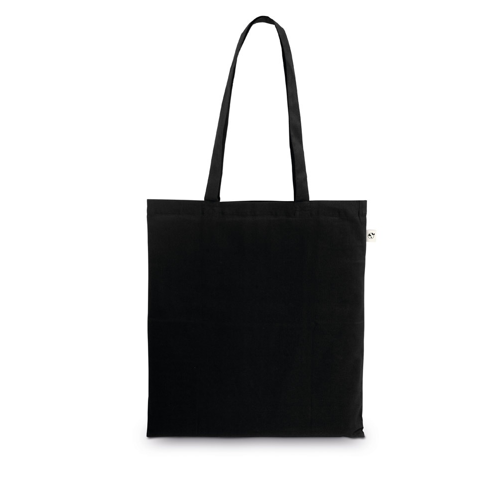 MADEIRA. Torba wykonana w 100% z bawełny organicznej (140 g/m²) P097509S czarny