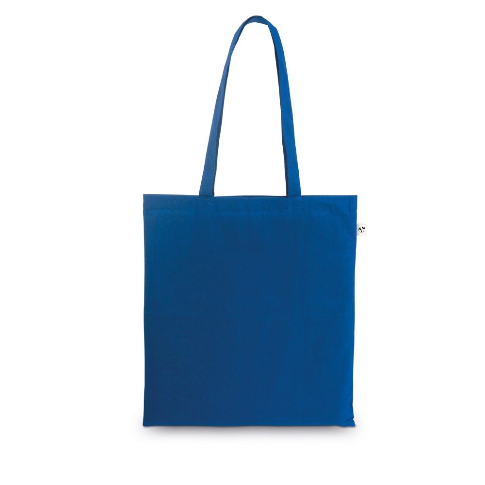 MADEIRA. Torba wykonana w 100% z bawełny organicznej (140 g/m²) P097509S szafirowy