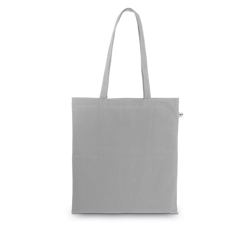 MADEIRA. Torba wykonana w 100% z bawełny organicznej (140 g/m²) P097509S jasnoszary