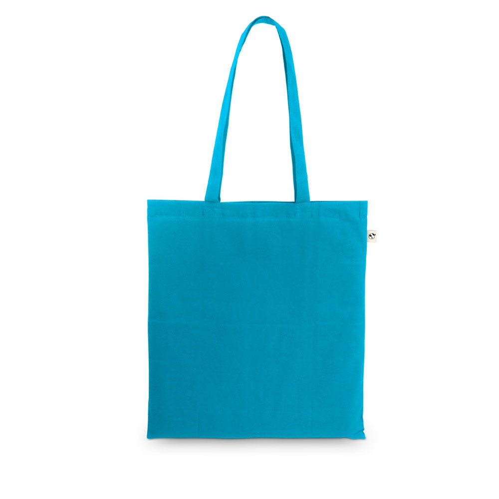 MADEIRA. Torba wykonana w 100% z bawełny organicznej (140 g/m²) P097509S błękitny