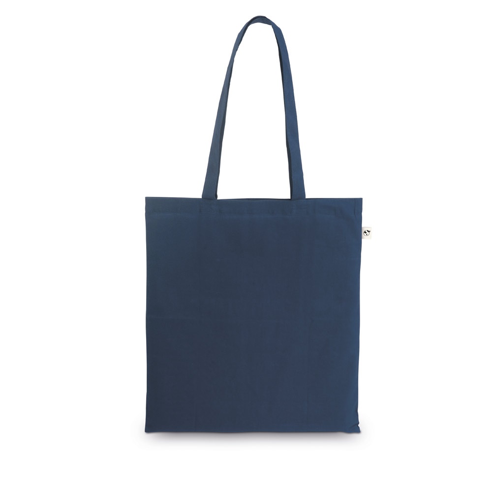 MADEIRA. Torba wykonana w 100% z bawełny organicznej (140 g/m²) P097509S granatowy