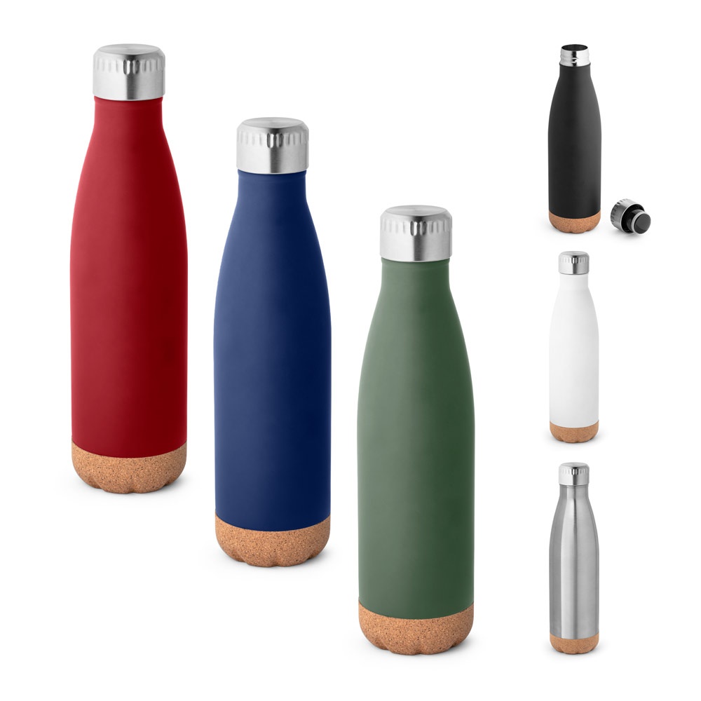 SOLBERG. Termos ze stali nierdzewnej i korkową podstawą 560 ml P043829S ST-94240-W