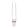 BOLTON. ZESTAW Smycz SUBLIMACJA Długa II (20 mm) Duo z silikonowym uchwytem na kubek P145158S czerwony
