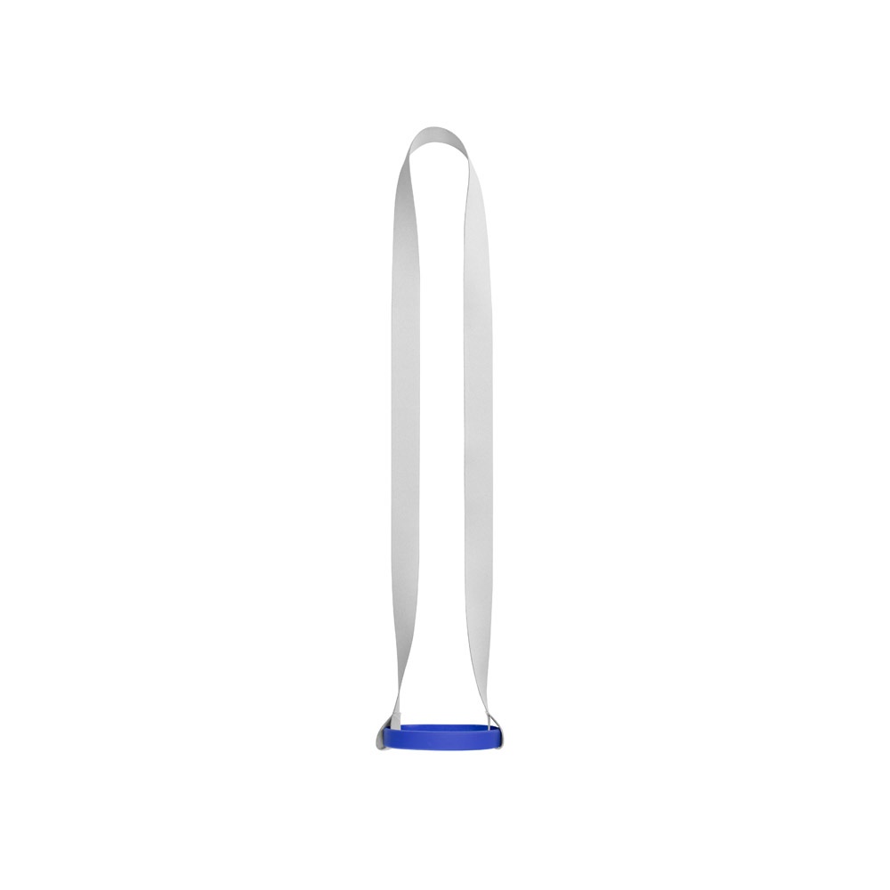 BOLTON. ZESTAW Smycz SUBLIMACJA Długa II (20 mm) Duo z silikonowym uchwytem na kubek P145158S granatowy