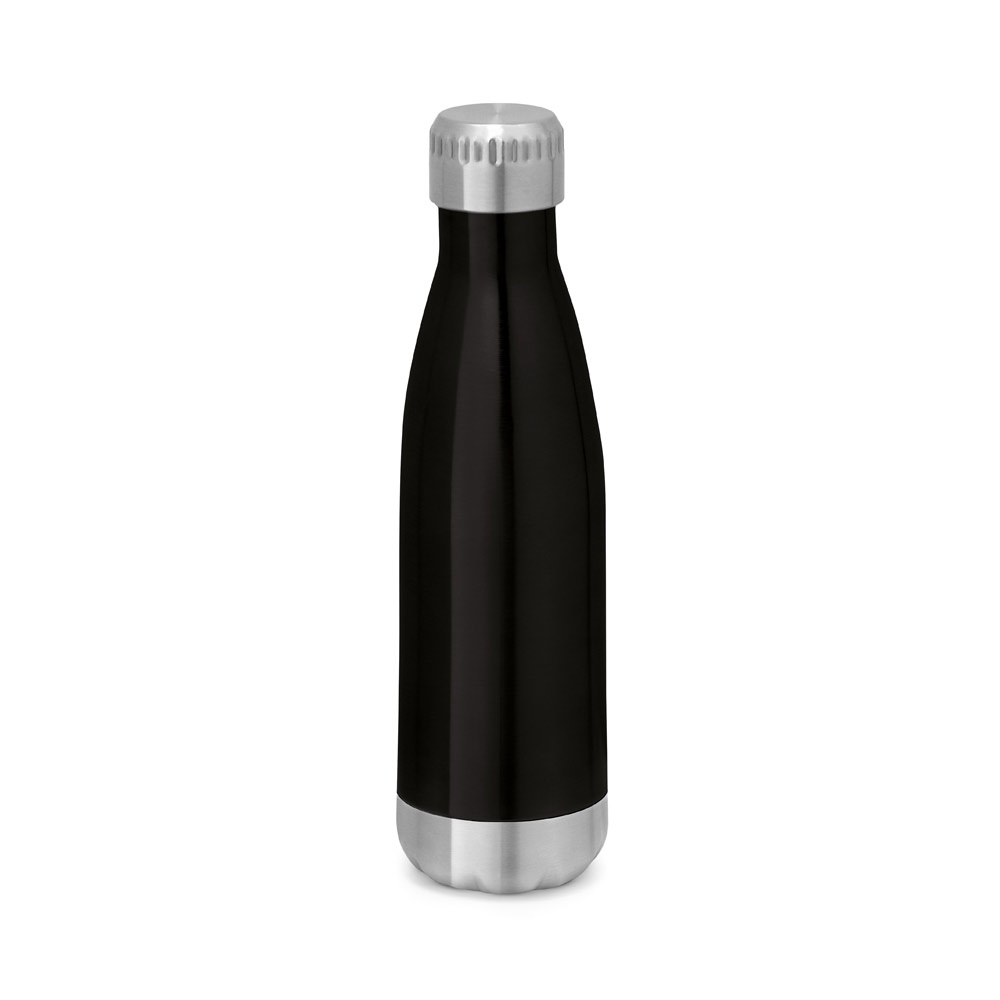 SHOW. Butelka ze stali nierdzewnej o pojemności 510 ml P037259S czarny