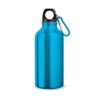 LANDSCAPE S. Aluminiowa butelka sportowa z karabińczykiem 400 ml P037266S błękitny
