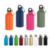 LANDSCAPE S. Aluminiowa butelka sportowa z karabińczykiem 400 ml P037266S