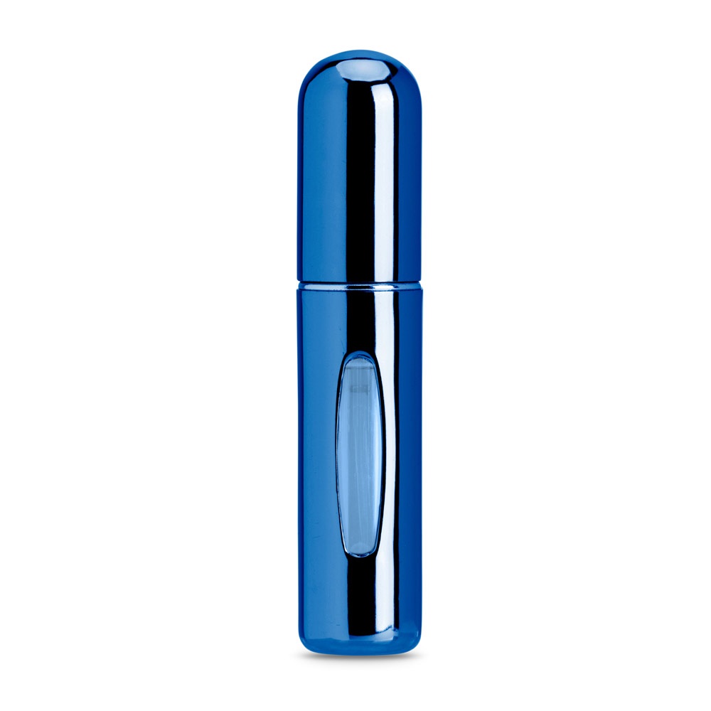 LINDEN. Aluminiowy atomizer do perfum z możliwością łatwego napełniania P145286S szafirowy
