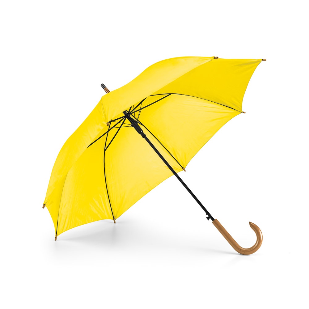 PATTI. Parasol z poliestru 190T z automatycznym otwieraniem P038349S żółty