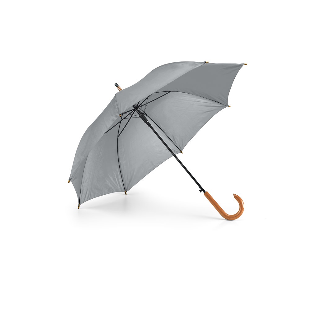 PATTI. Parasol z poliestru 190T z automatycznym otwieraniem P038349S szary