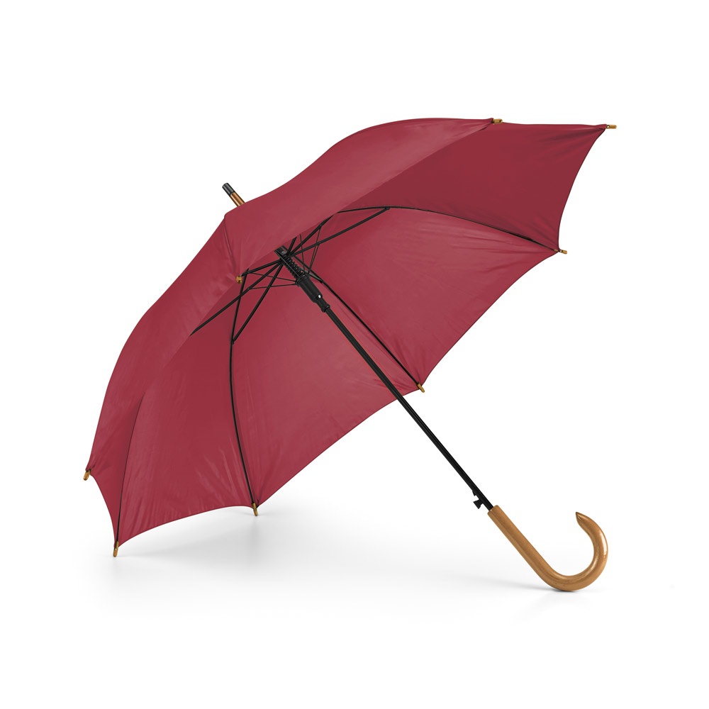 PATTI. Parasol z poliestru 190T z automatycznym otwieraniem P038349S burgund