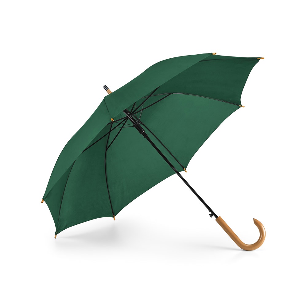 PATTI. Parasol z poliestru 190T z automatycznym otwieraniem P038349S ciemny zielony