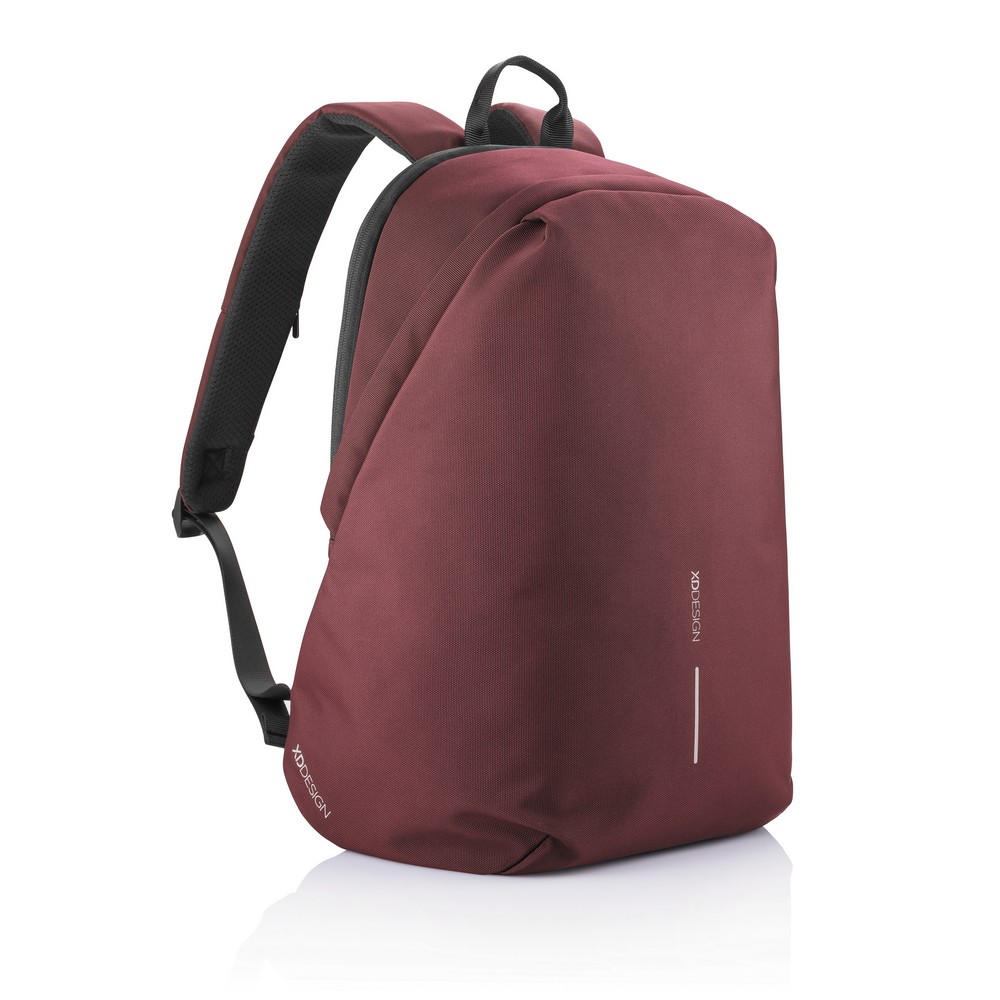 Bobby Soft plecak chroniący przed kieszonkowcami P009915X czerwony