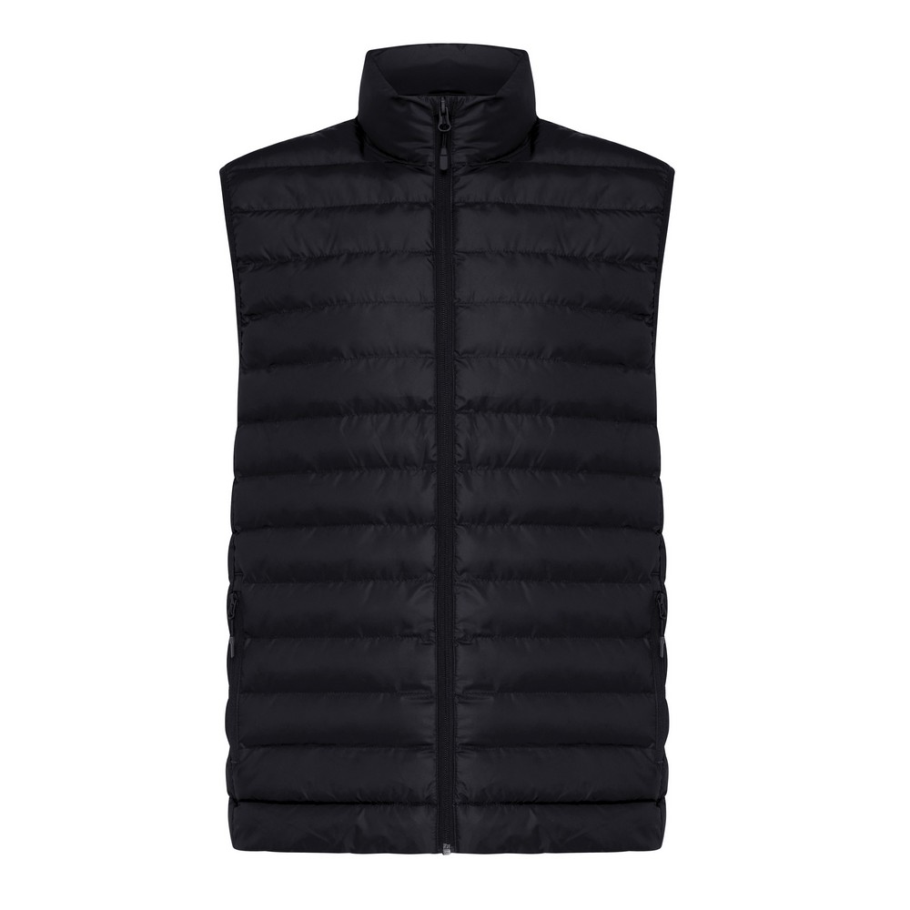 Męski bezrękawnik Iqoniq Meru, poliester z recyklingu P054693X black