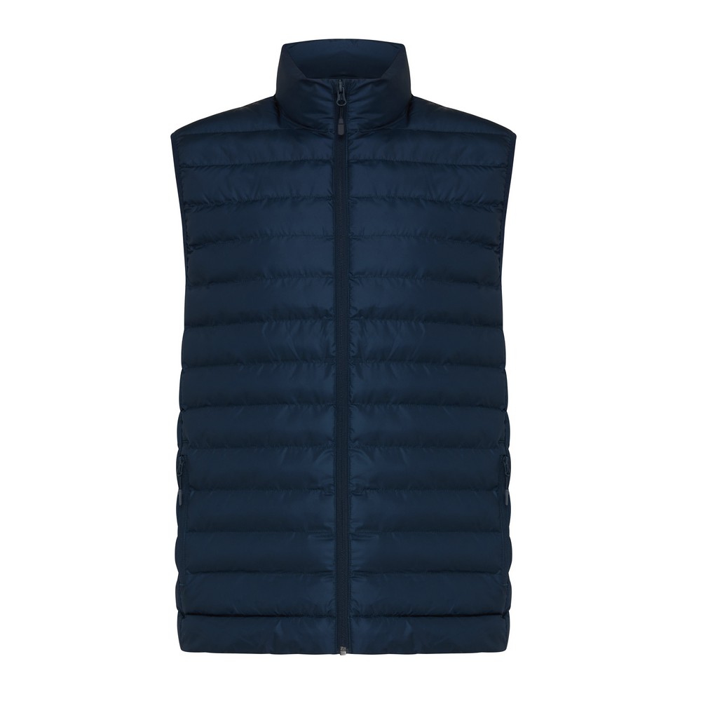 Męski bezrękawnik Iqoniq Meru, poliester z recyklingu P054693X navy