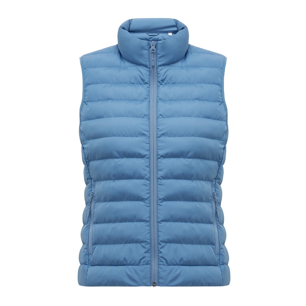 Damski bezrękawnik Iqoniq Meru, poliester z recyklingu P054696X moon blue
