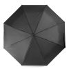 Wiatroodporny parasol manualny RPET, składany | Uksan P135040X czarny