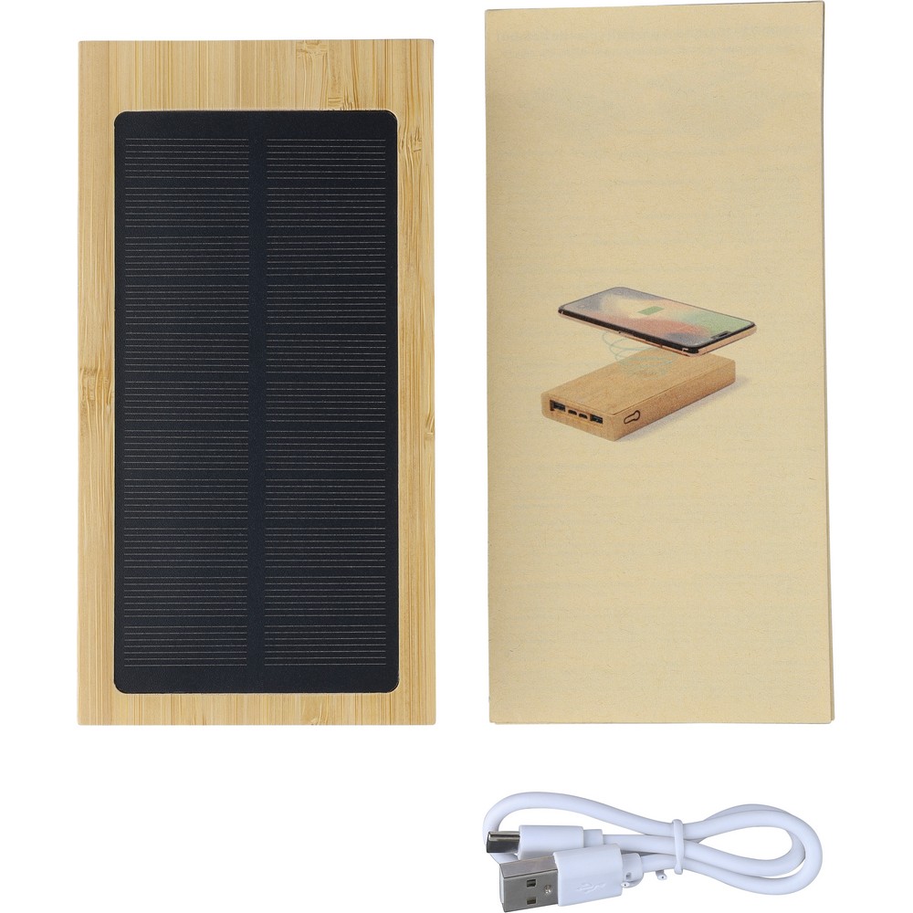 Power bank 10000 mAh z ładowarką słoneczną P133577X