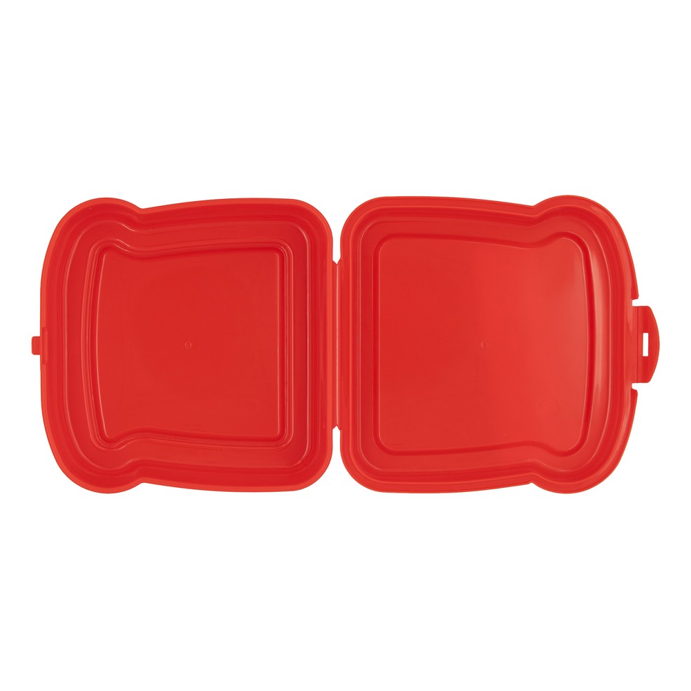 Pudełko śniadaniowe "kanapka" 450 ml | Saffo P151758X czerwony