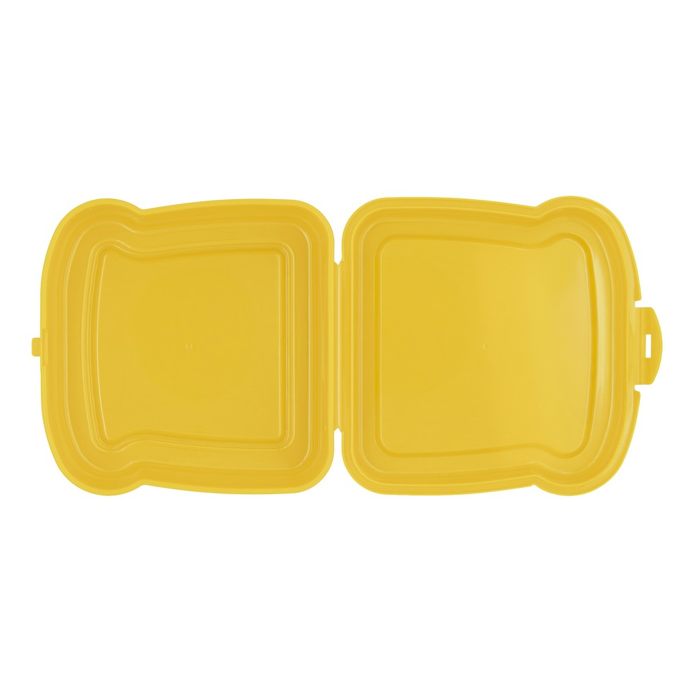 Pudełko śniadaniowe "kanapka" 450 ml | Saffo P151758X żółty