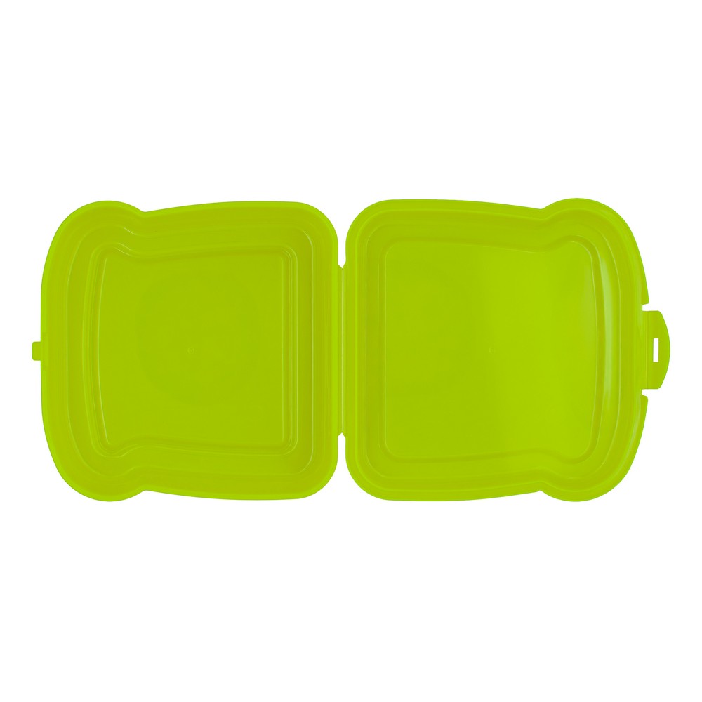 Pudełko śniadaniowe "kanapka" 450 ml | Saffo P151758X jasnozielony