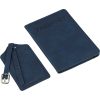 Etui do paszportu, zawieszka do bagażu P151892X niebieski