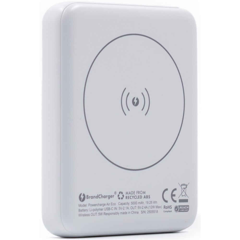 Magnetyczny power bank 5000 mAh BrandCharger Powercharge Air P151873X AX-VB188-W