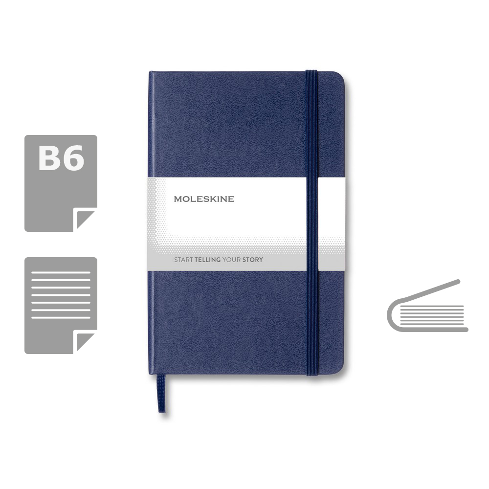 MOLESKINE Notatnik ok. B6 P008350X granatowy