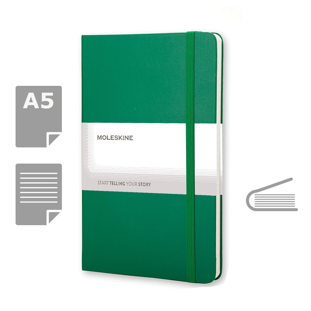MOLESKINE Notatnik ok. A5 P007547X zielony
