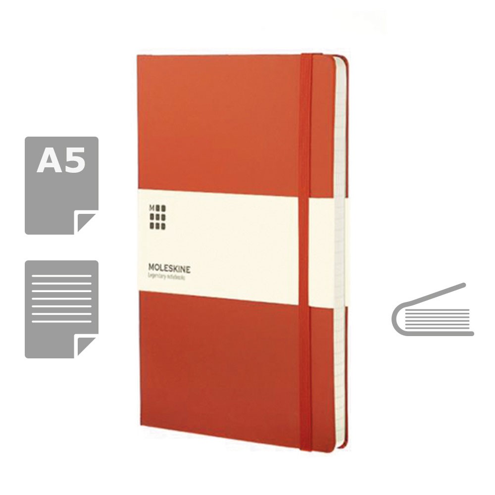 MOLESKINE Notatnik ok. A5 P007547X pomarańczowy