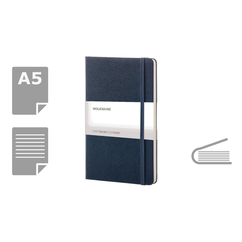 MOLESKINE Notatnik ok. A5 P007547X ciemnoniebieski
