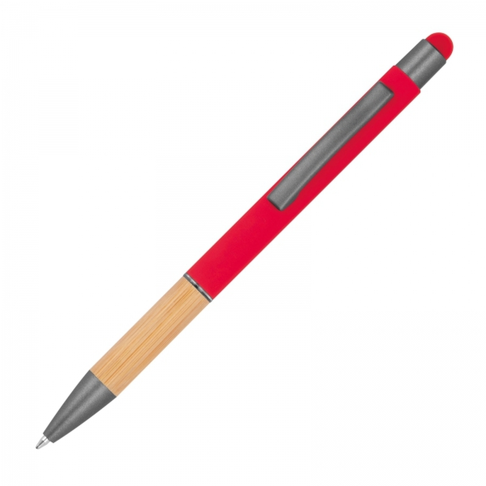 Długopis metalowy touch pen soft touch BRYGIDA P086007K czerwony