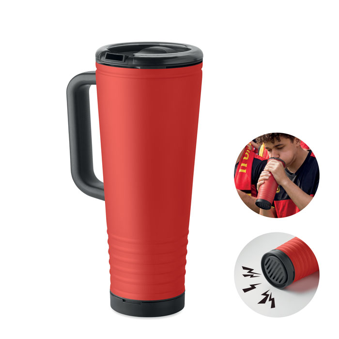 Howler Cup w handle 700ml P152772O czerwony