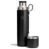 1063 ML HOT FLASK AND CUP BLACK P154736P
