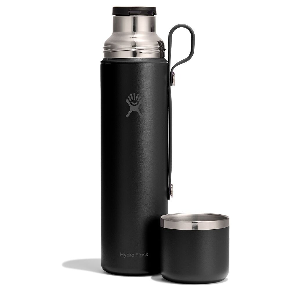 1063 ML HOT FLASK AND CUP BLACK P154736P
