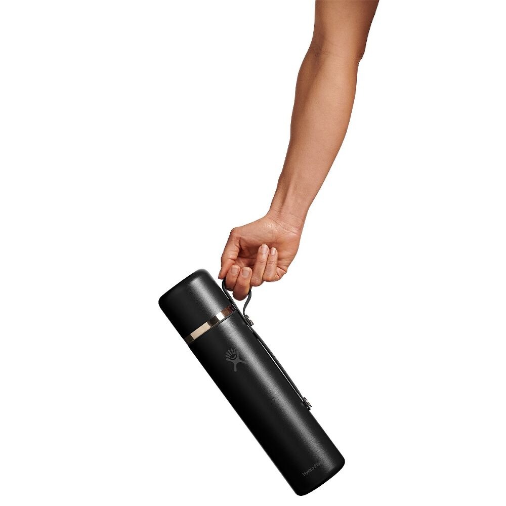 1063 ML HOT FLASK AND CUP BLACK P154736P