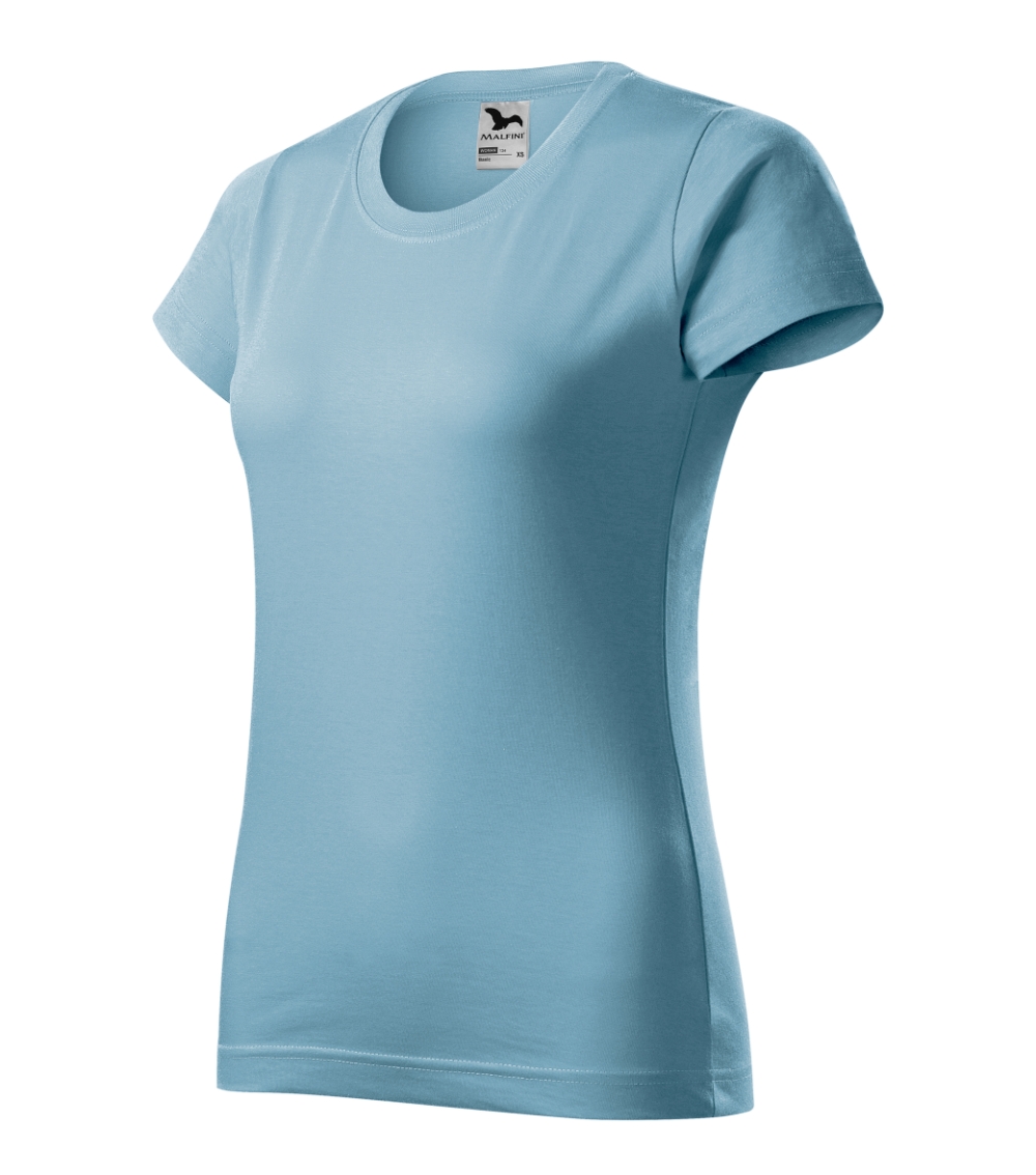 Koszulka damska Basic P021550F błękitny