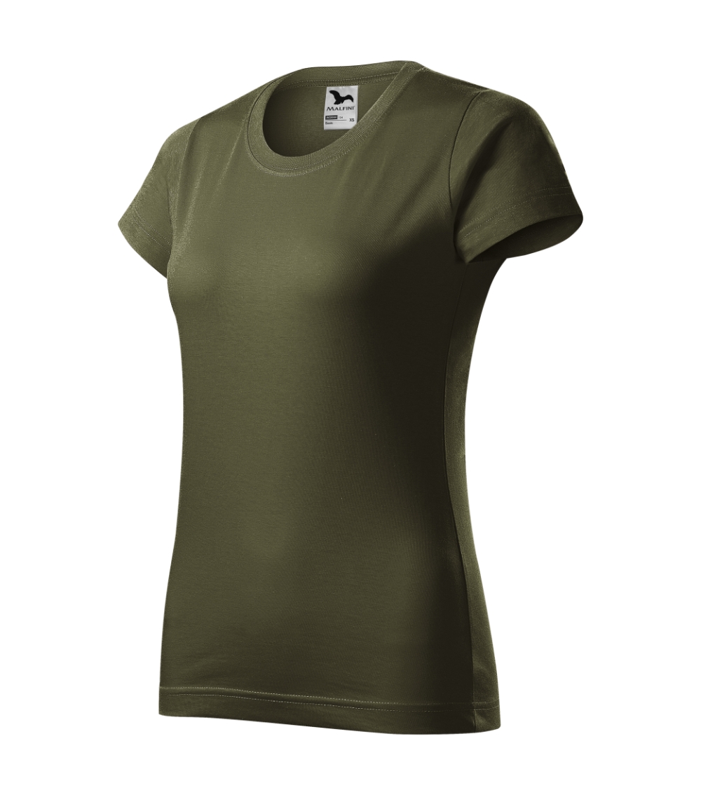 Koszulka damska Basic P021550F military