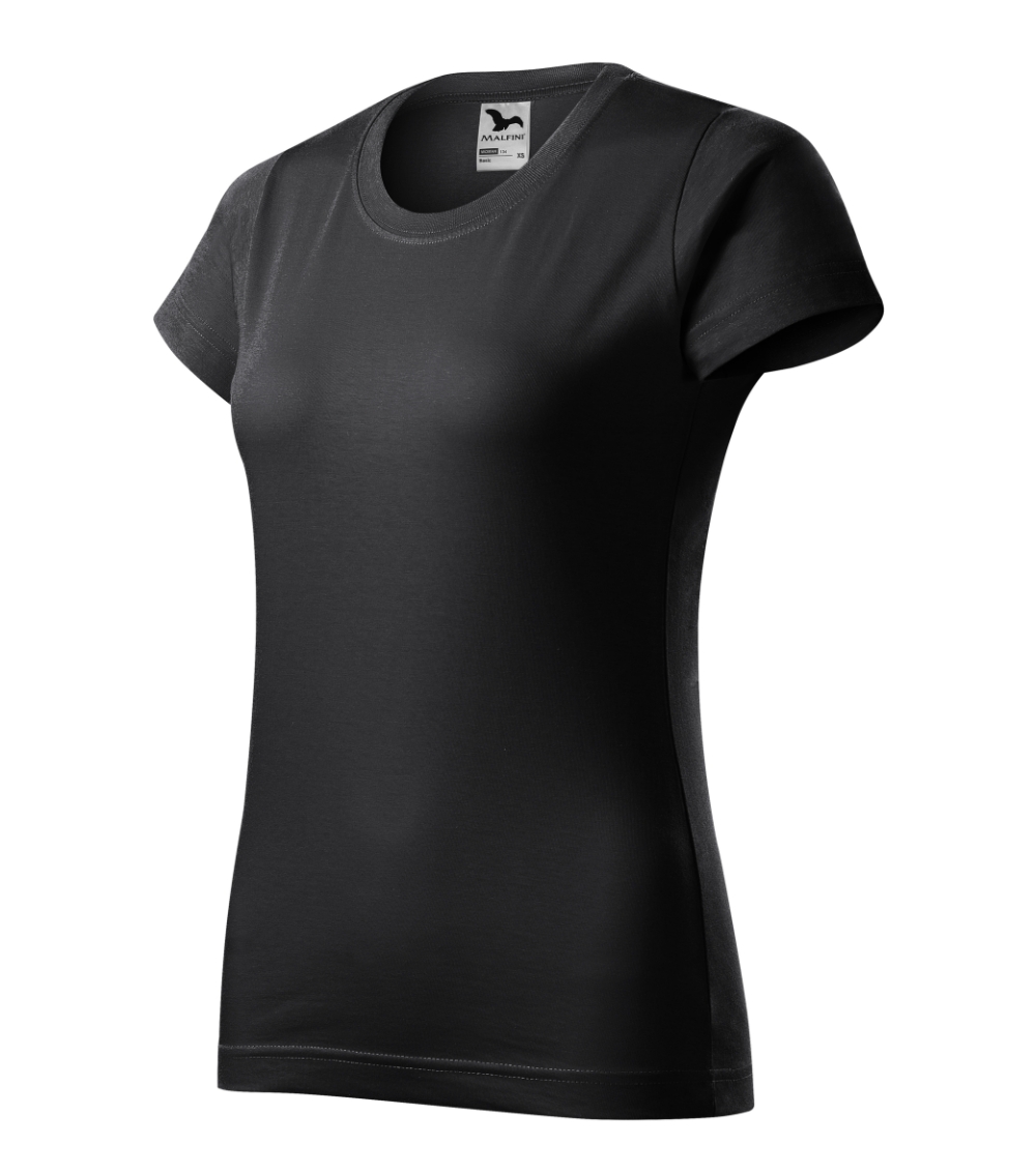 Koszulka damska Basic P021550F ebony gray