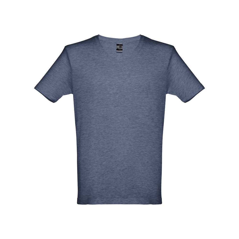 THC ATHENS. Męski t-shirt P032603S niebieski melanż