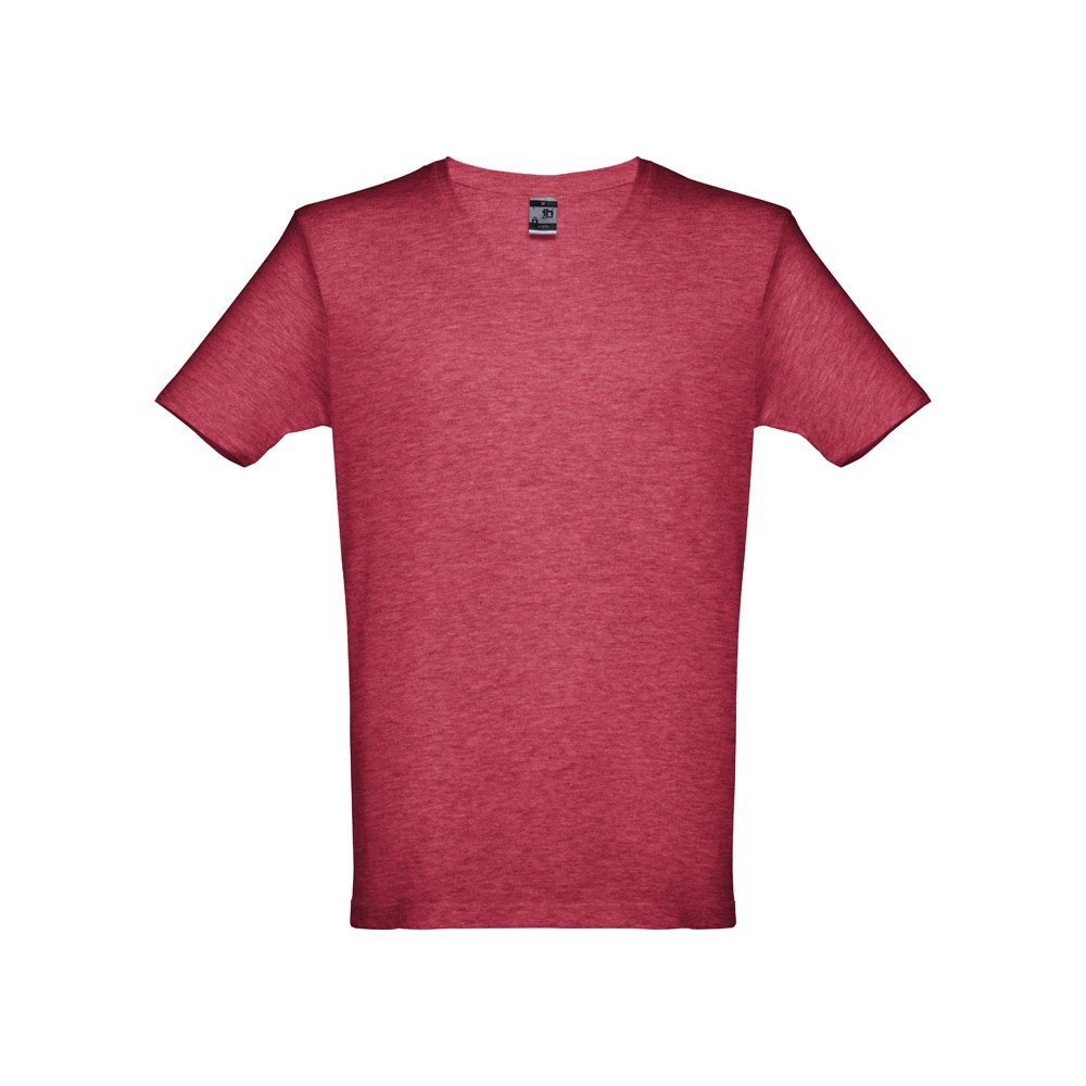 THC ATHENS. Męski t-shirt P032603S czerwony melanż