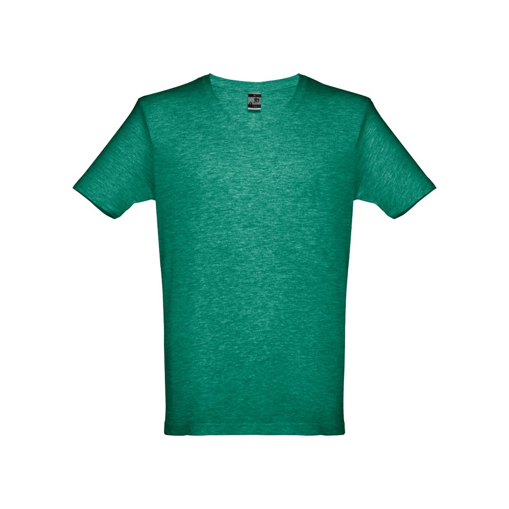 THC ATHENS. Męski t-shirt P032603S zielony melanż